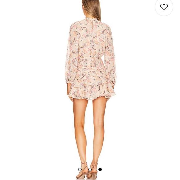 YUMI Kim New Teyona Mini Dress in Country Paisley Sand XS - Picture 3 of 9